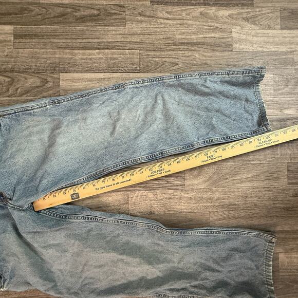 Arizona Jean Co Men’s Blue Denim Carpenter Jeans 30x30 Relaxed Fit Workwear - Picture 8 of 9